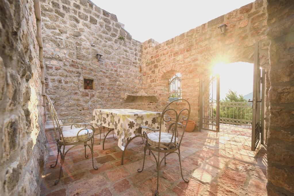 Lower terrace on the ground floor