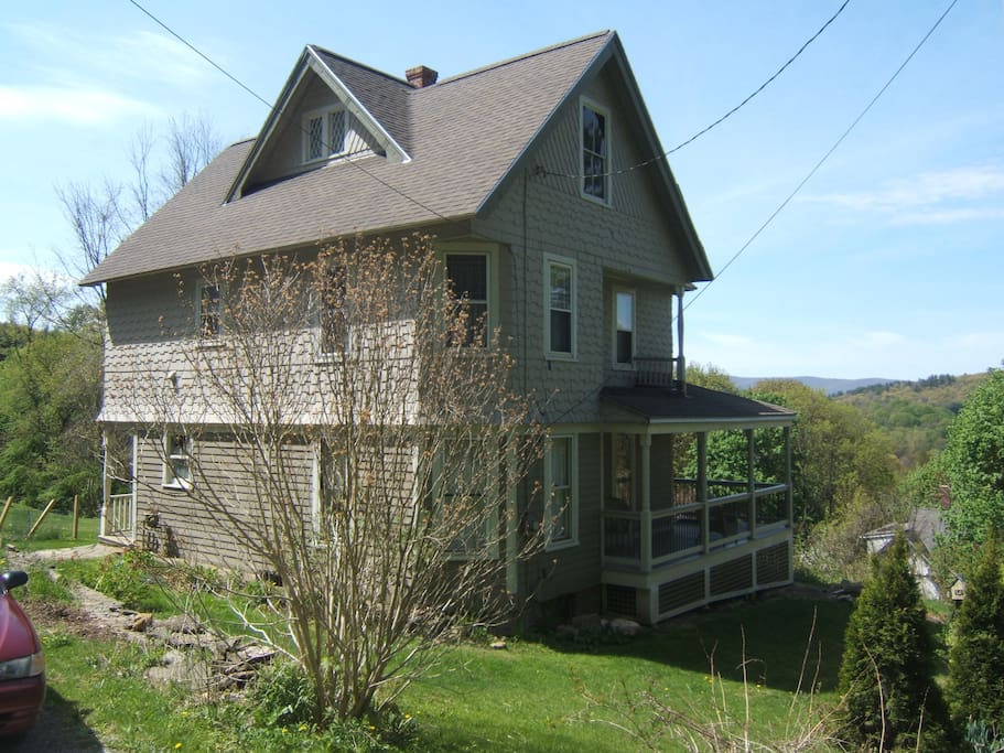 Perched above the beautiful town of Great Barrington.