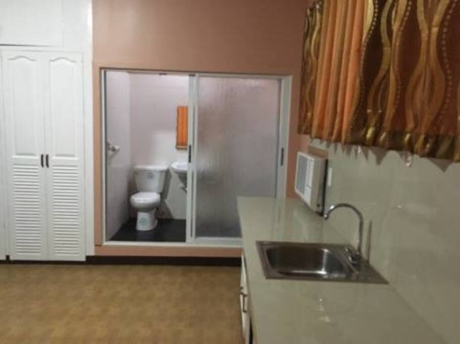 Restroom and bathroom