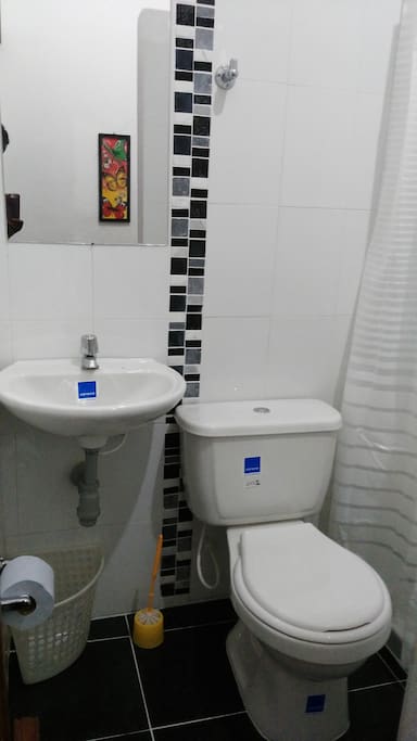 Baño muy agradable