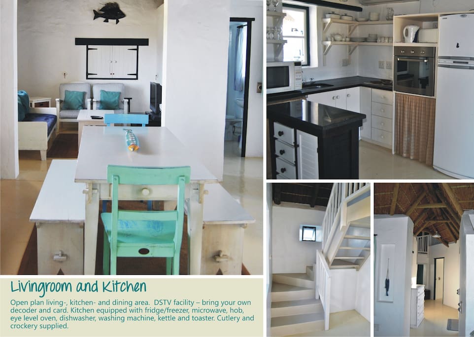 Open plan lounge, dining and kitchen area