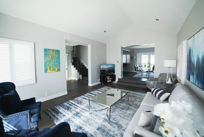 Serene Modern Home with Yard & Parking