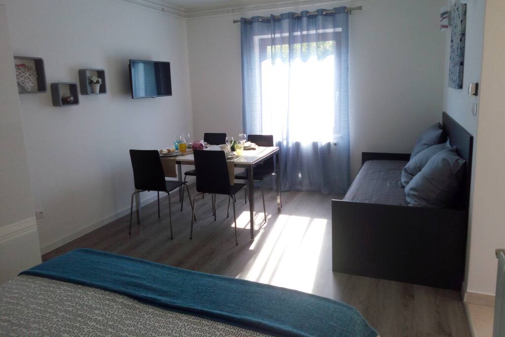 Living-bedroom area