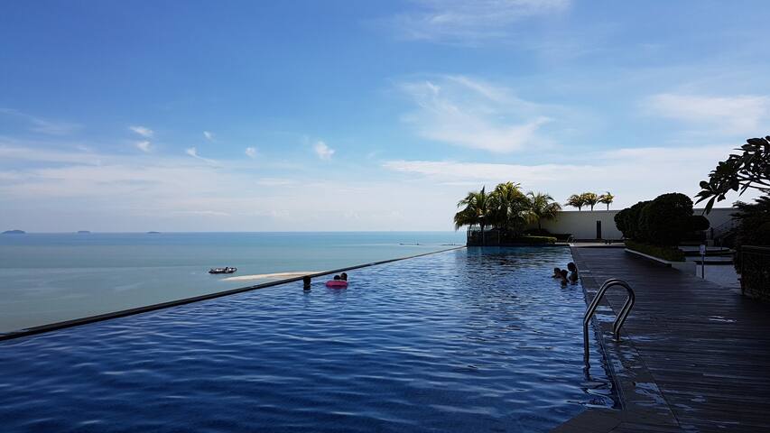 Luxury City View A29+Infinity pool Sea View无边泳池面海景