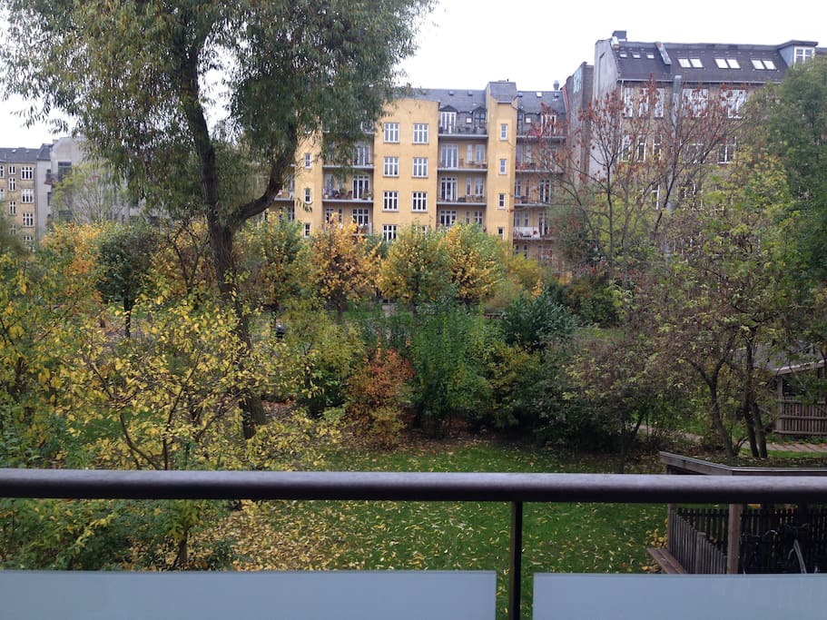 The view from the balcony