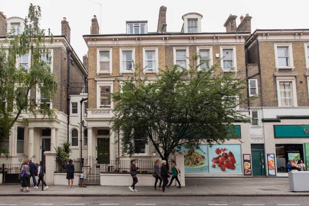 just meters away from Earls Court station
