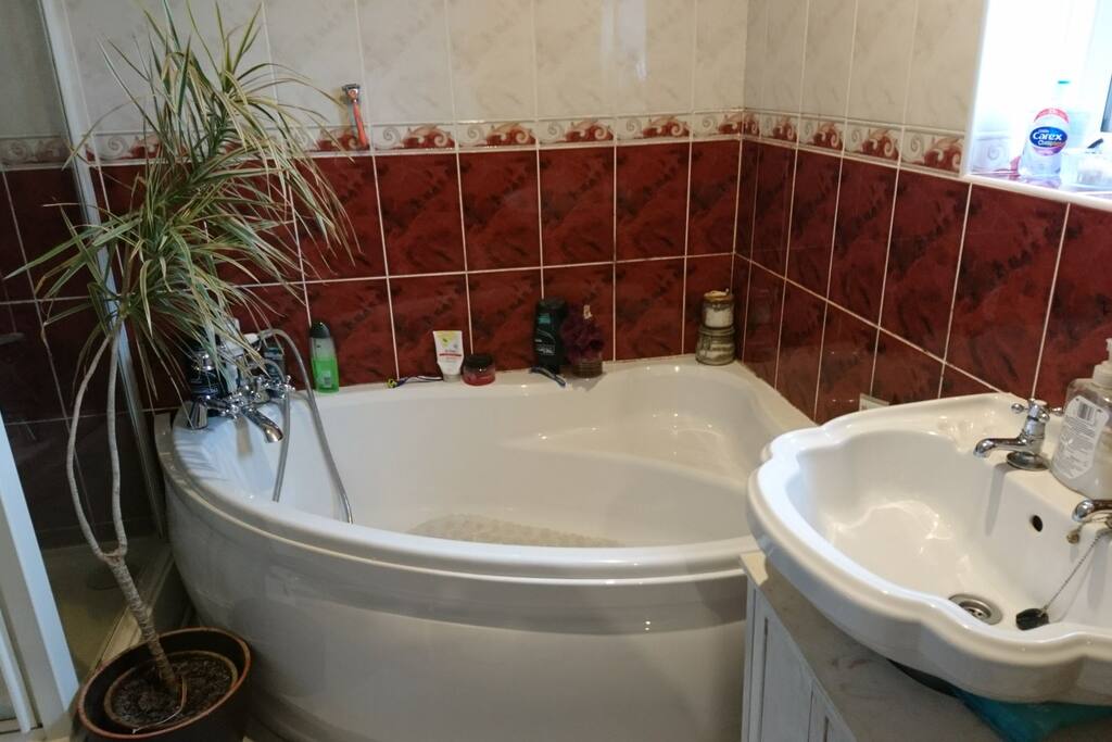 Shared bathroom opposite your room