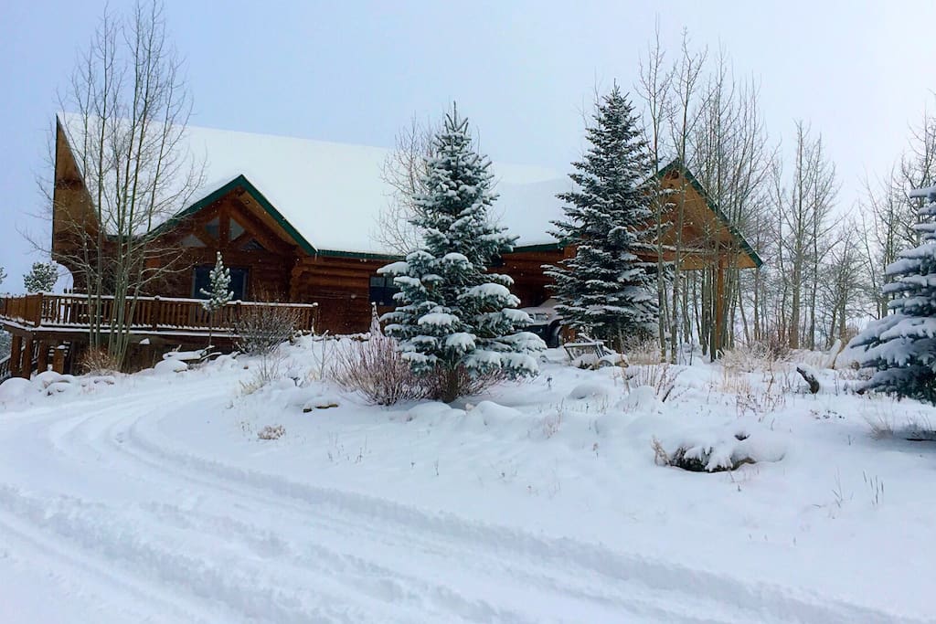 Snowy winter day.