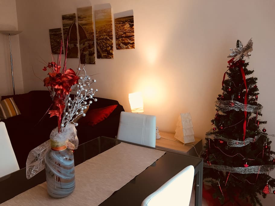 Christmas look of the living room