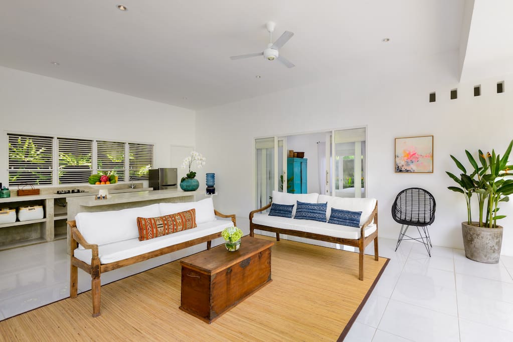 Open plan living and Kitchen area