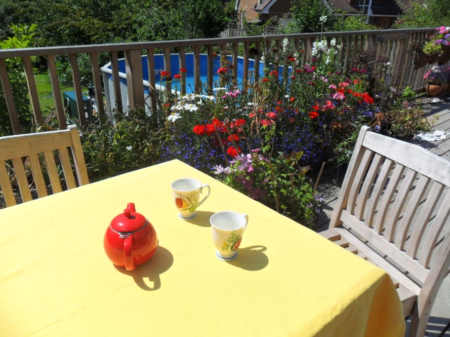Cup of tea on the deck?