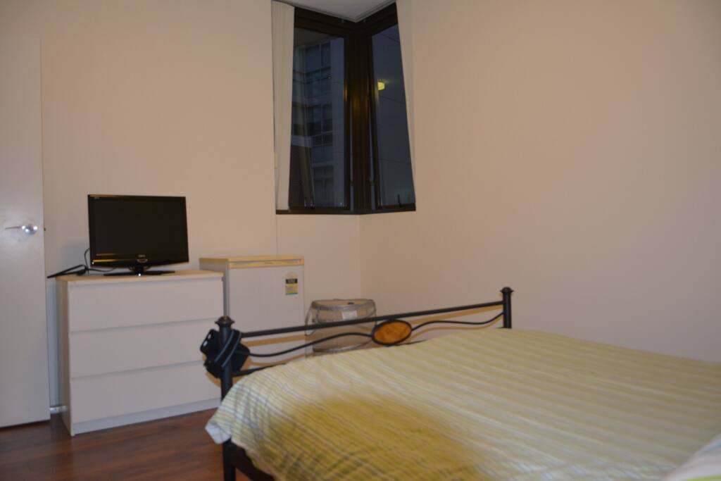 Private room with bar fridge and own toilet