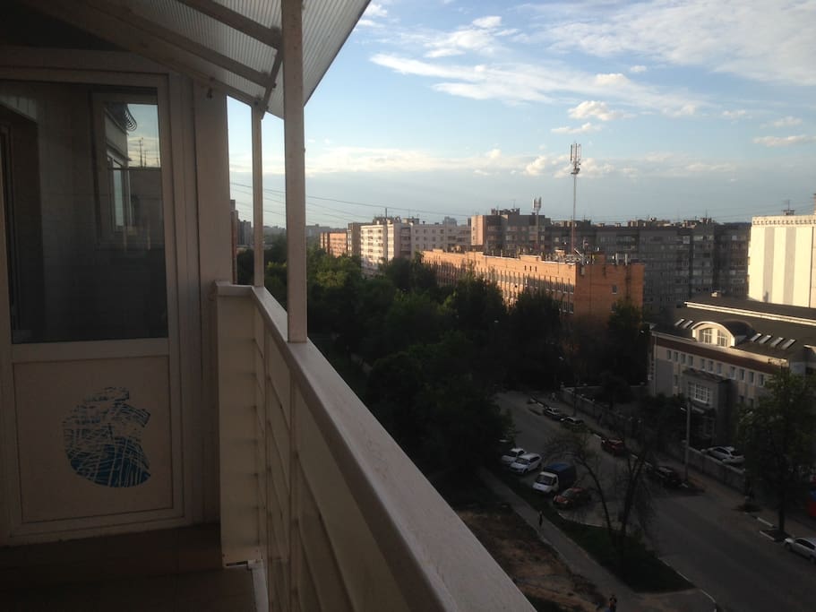 Вид с балкона