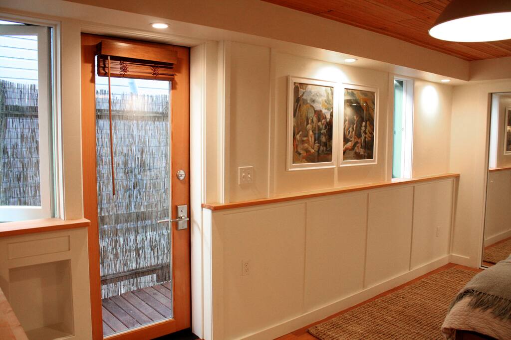 private entrance and walkway