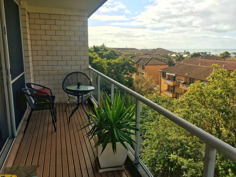 Ocean views from the balcony.