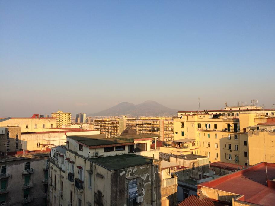 Vista sul Vesuvio