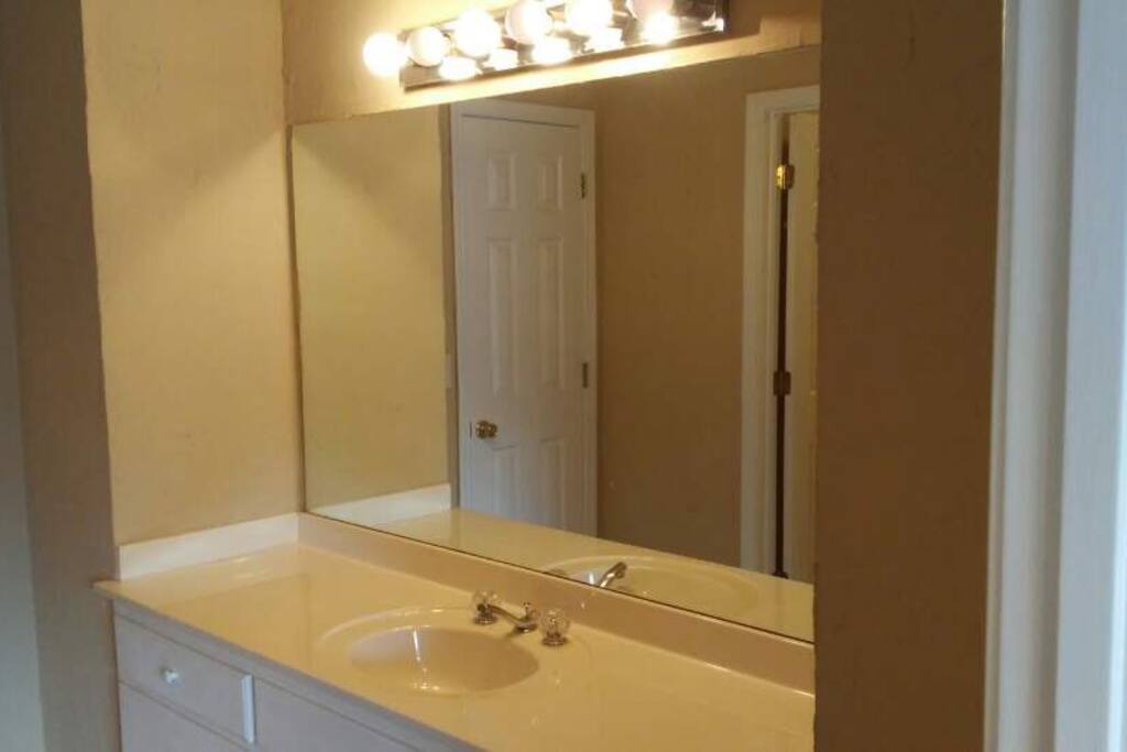 Your private bathroom.