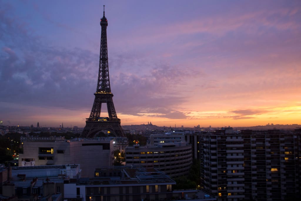 sunrise seen from living