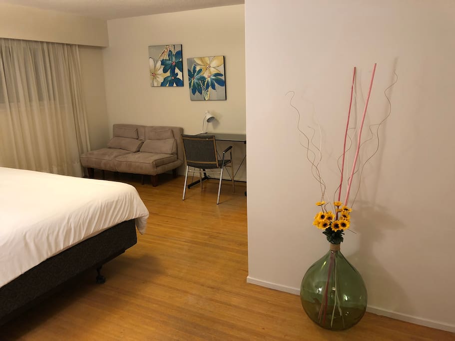 Private master bedroom - main floor