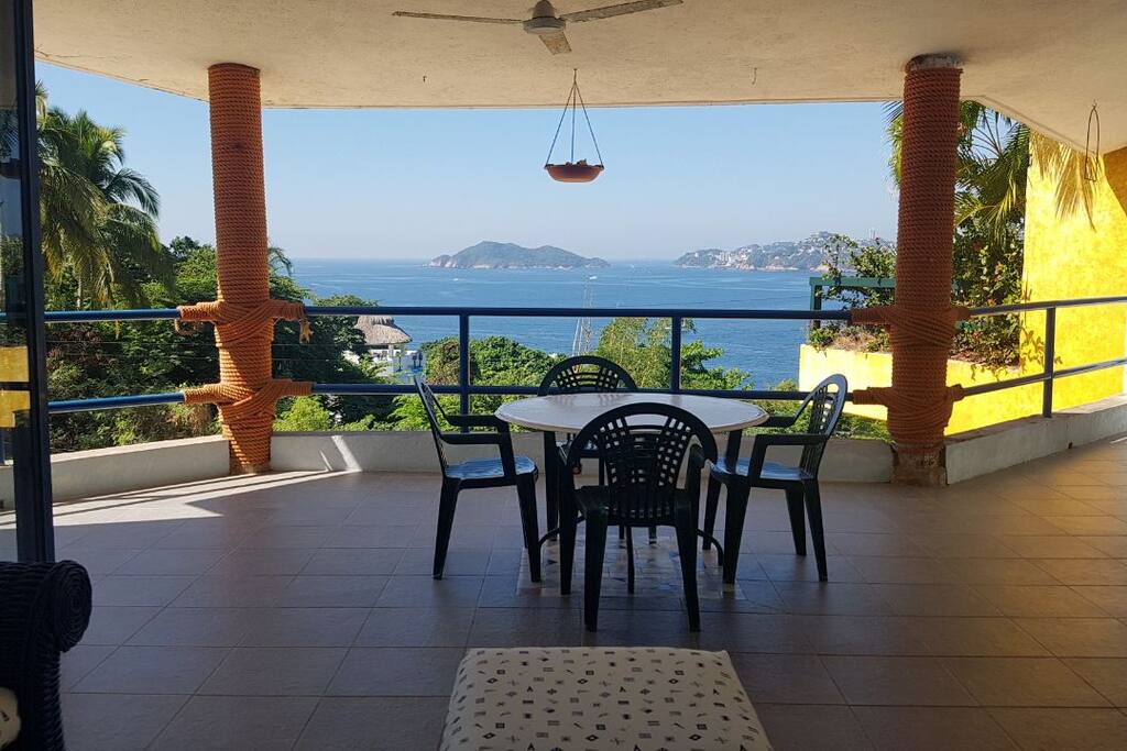 Terraza con increible vista.