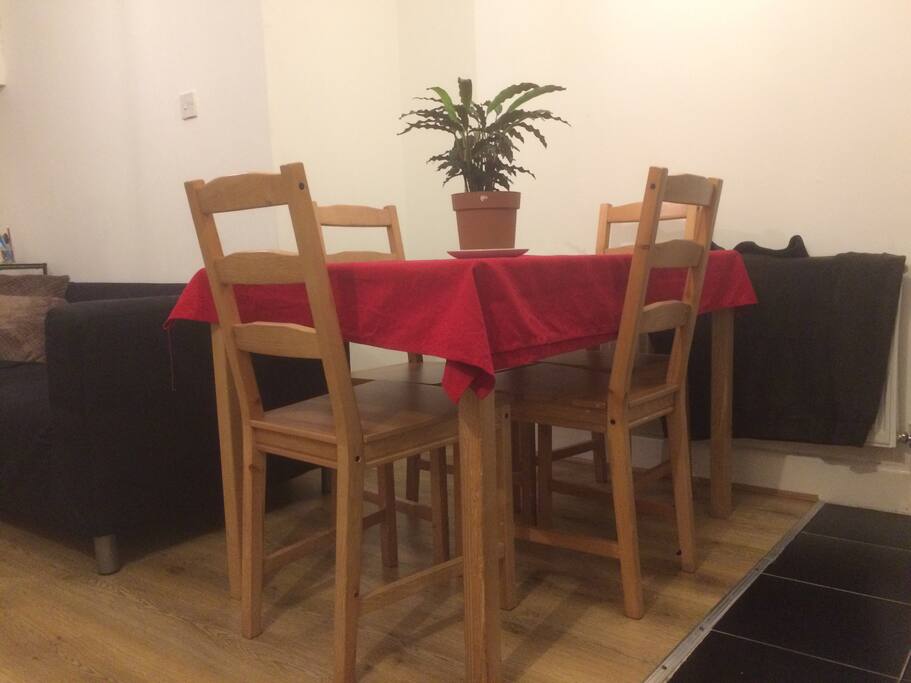 Living room table dining