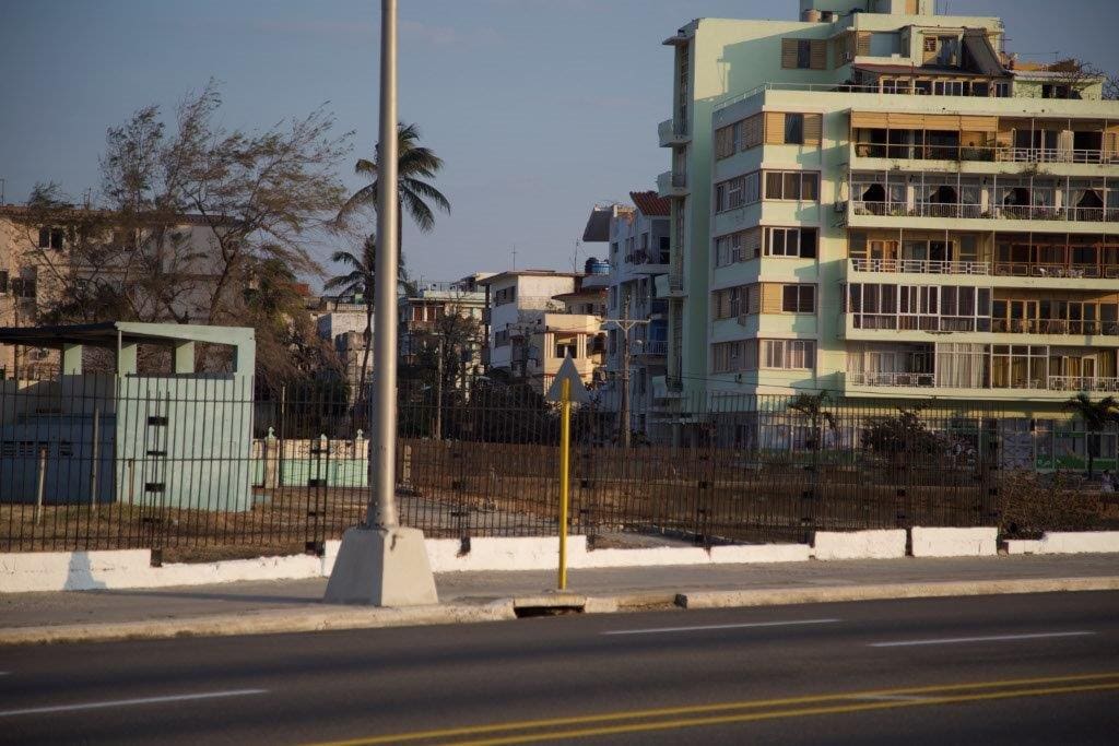 The apartment viewed from Malecon (the sea wall)