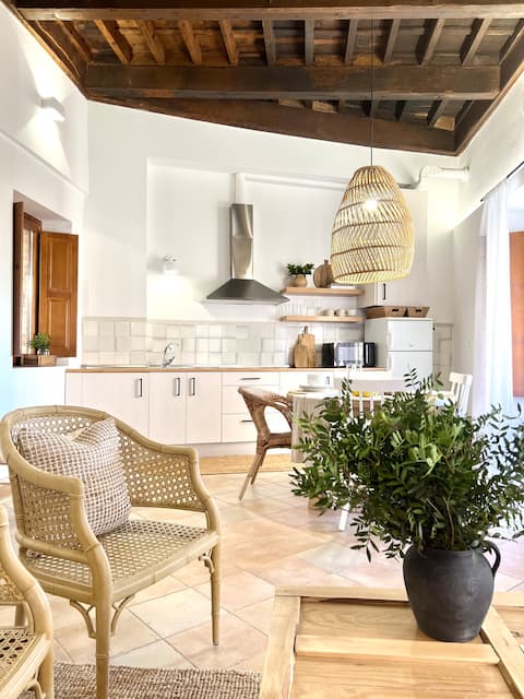 Anuncio de Airbnb popular: Centro Apartment. Andalusian Patio en Granada