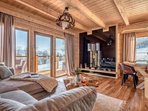 ON THE EDGE OF THE FOREST house no. 1 with a ball/ hot tub.