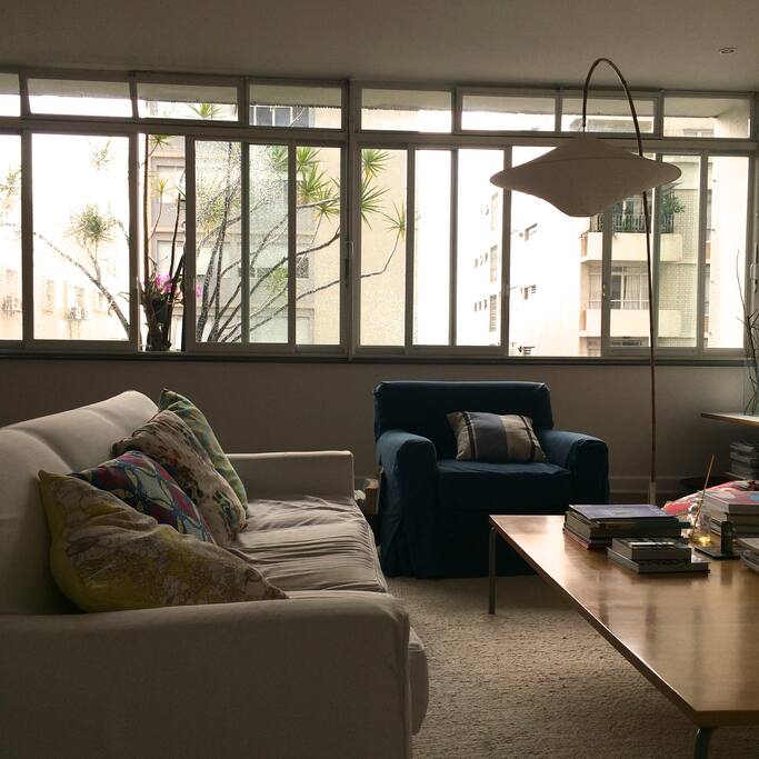 Perfect for reading or just relaxing on the armchair. All windows have now security nets for children's safety
