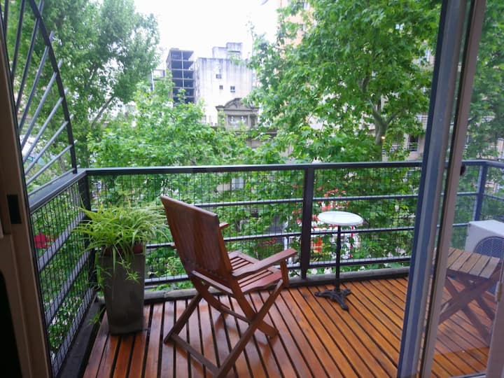 Квартира-студия в Balvanera рядом с Av. Corrientes