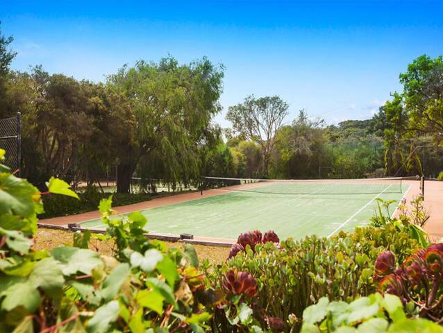 Tennis Court at Portsea back beach