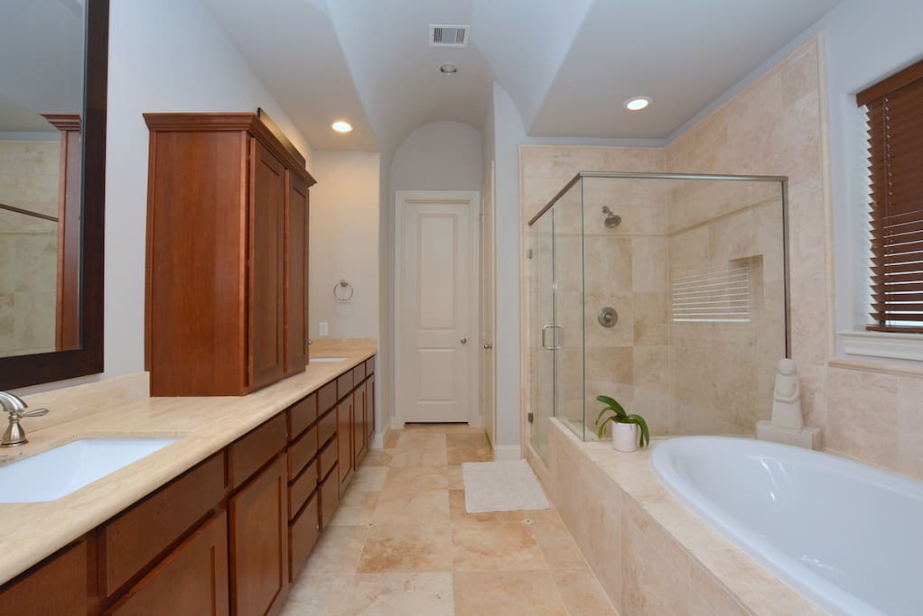 Spa Master bathroom