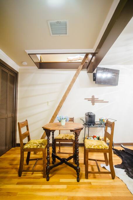 Fully stocked coffee bar for you to enjoy!