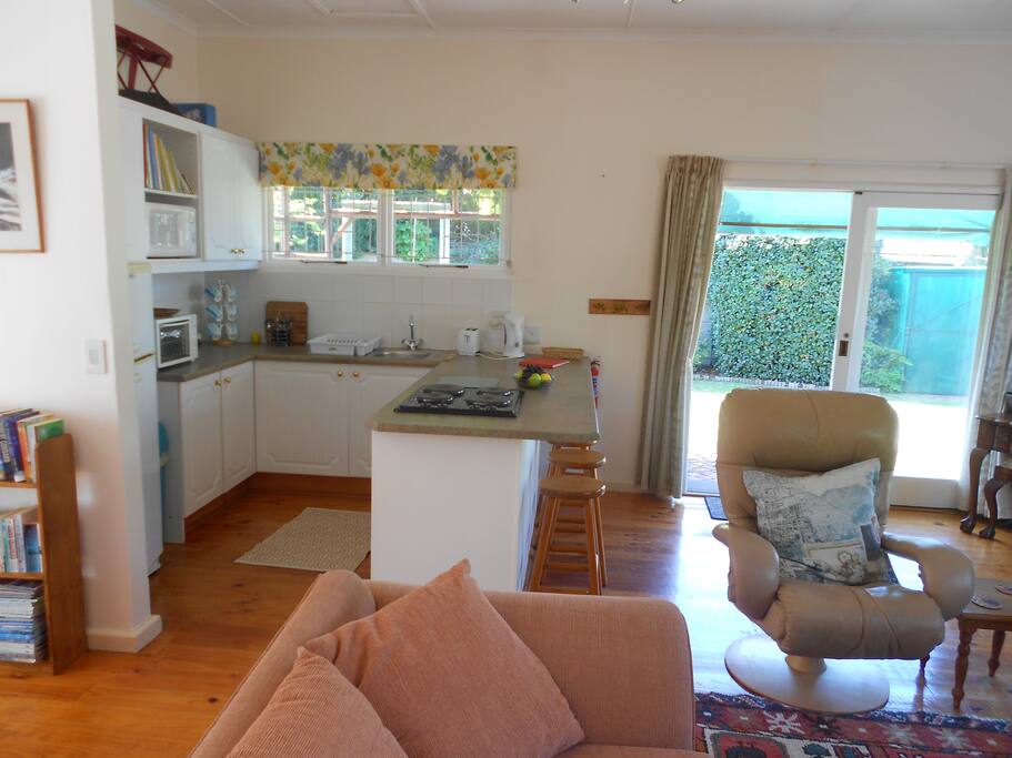 Open plan kitchen area
