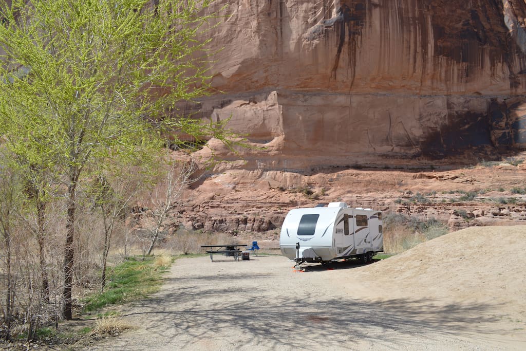Potential RV Delivery Location. Gooseberry right by Colorado River and Moab downton. Dry camping. So MANY locations to choose from!!! We can recommend spots.