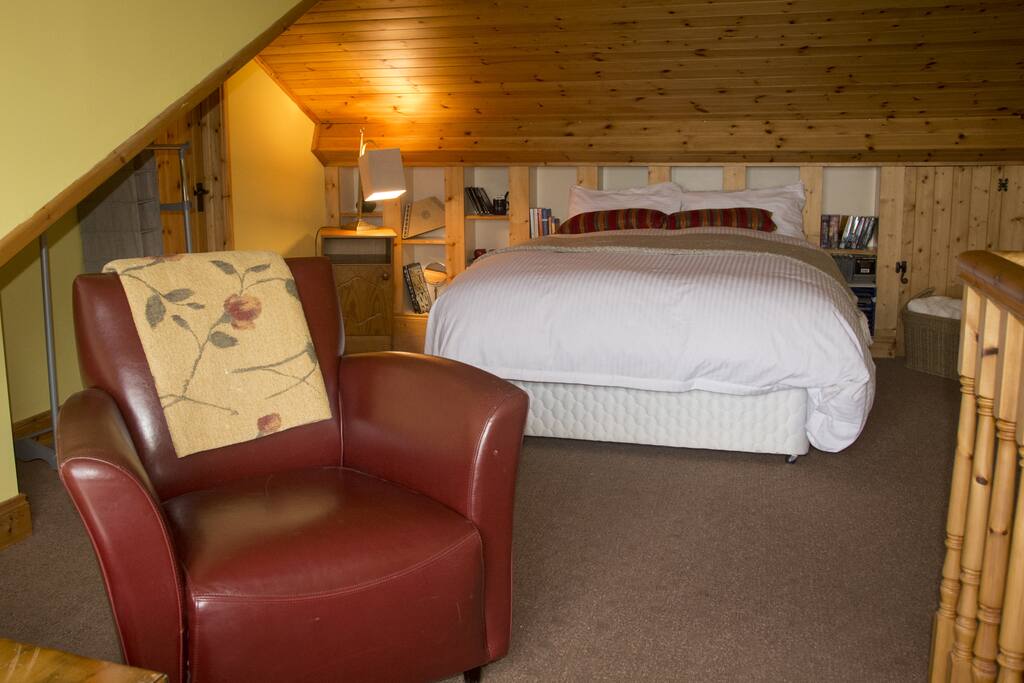 Sleeping and living area
