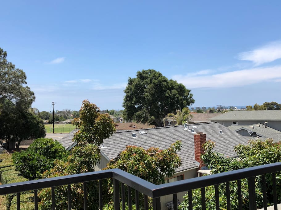 South ocean views off deck