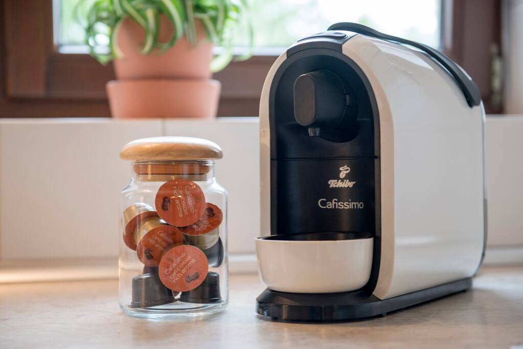 Tchibo capsule coffee machine and free welcome capsule set