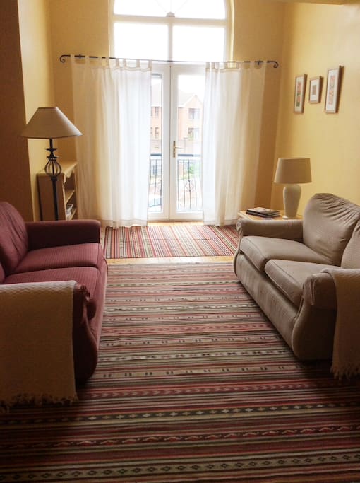 Living Room with Balcony