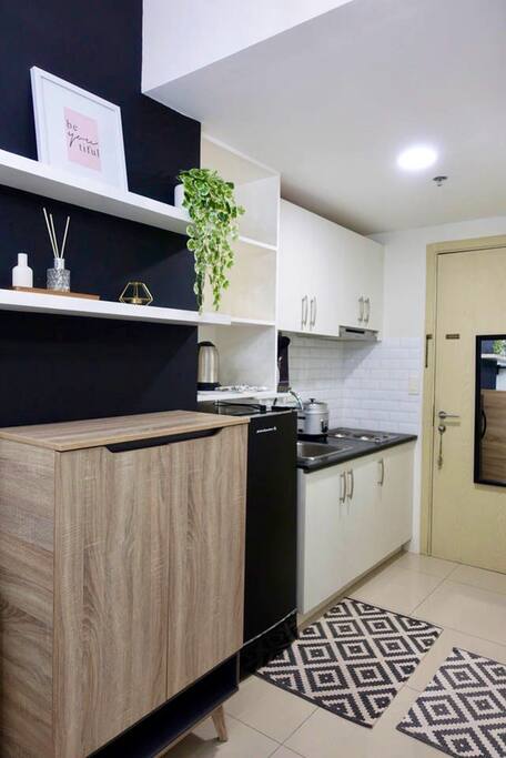 kitchen area & cabinet for footwears