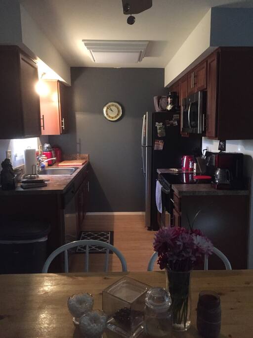 Everything in the kitchen is free for you to use!