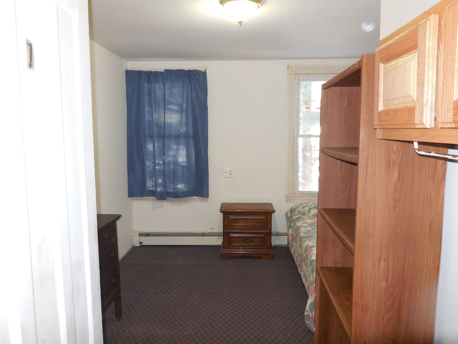 Rooms have double bed , sink , table and chair . TV .microwave and refrigerator.