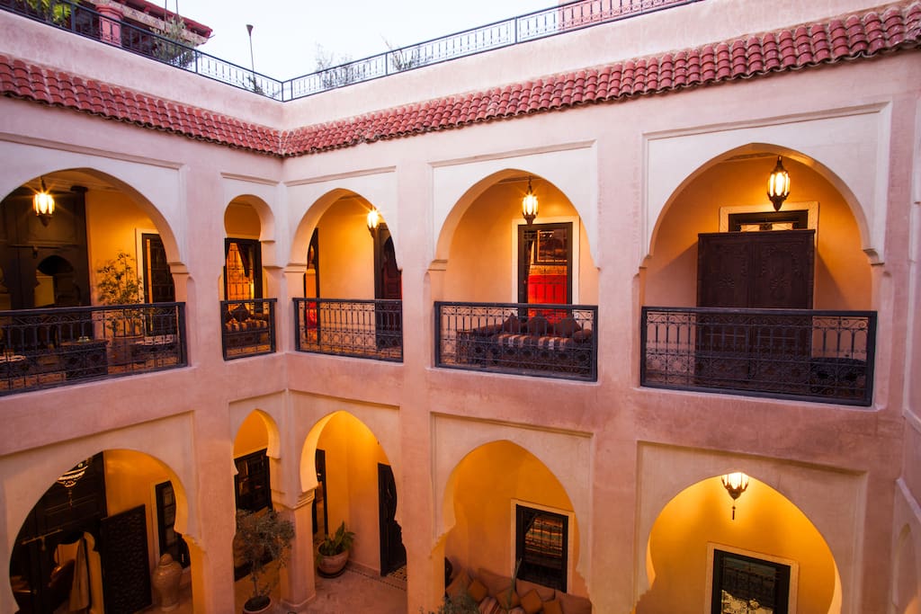View of the patio from level 2
