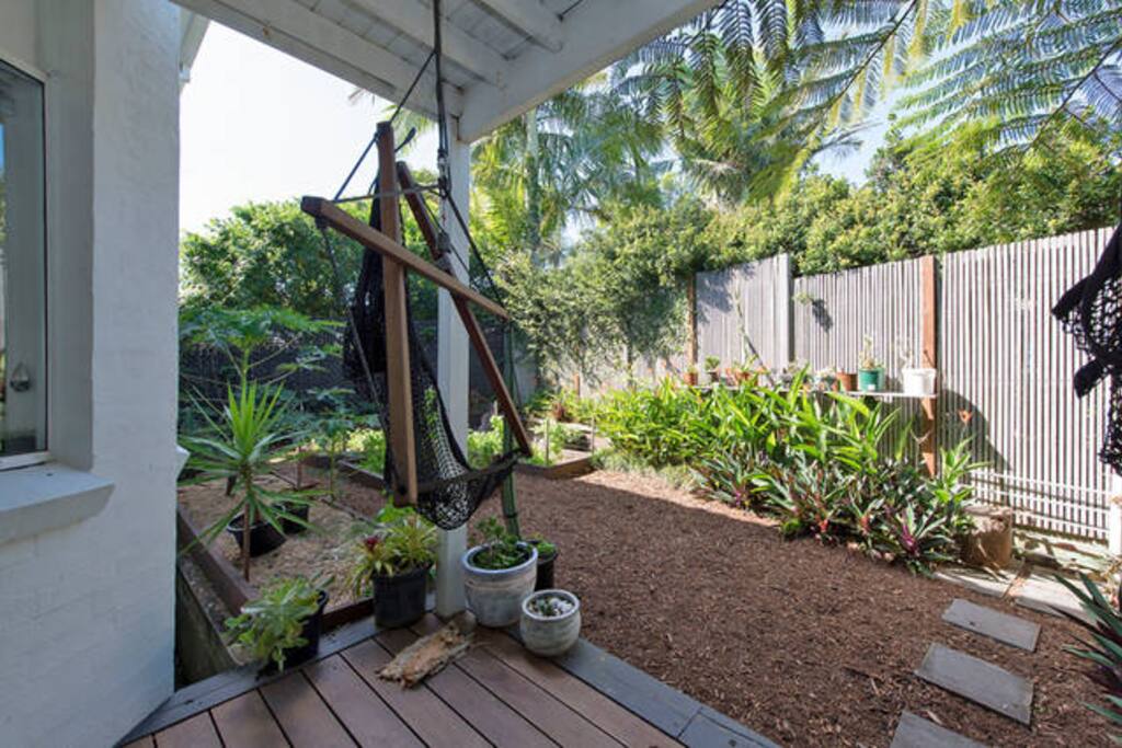 Nice garden oasis