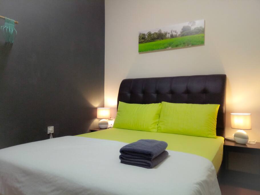 Small but comfortable room.