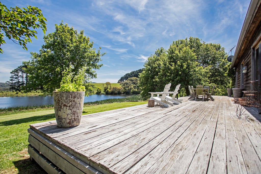 Relaxing on the extensive Deck