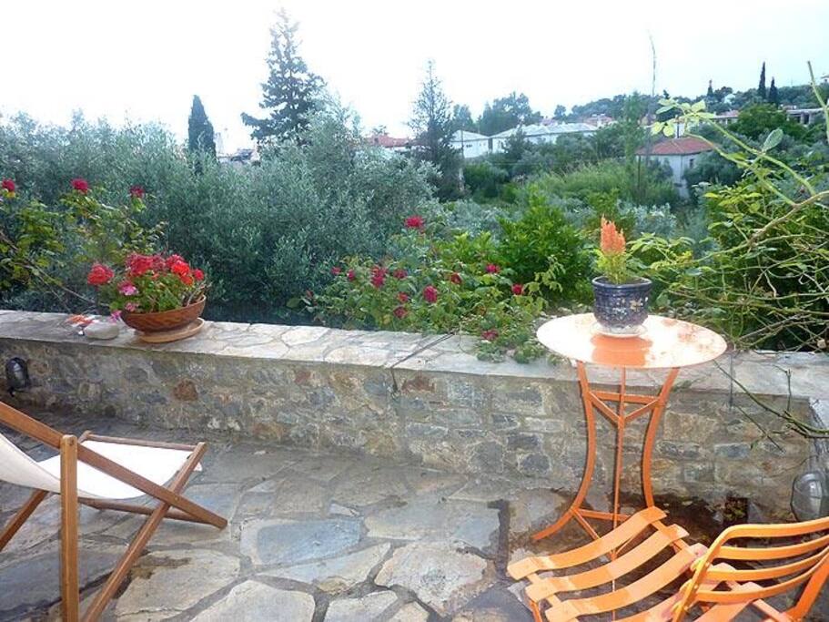 large terrace where you can relax