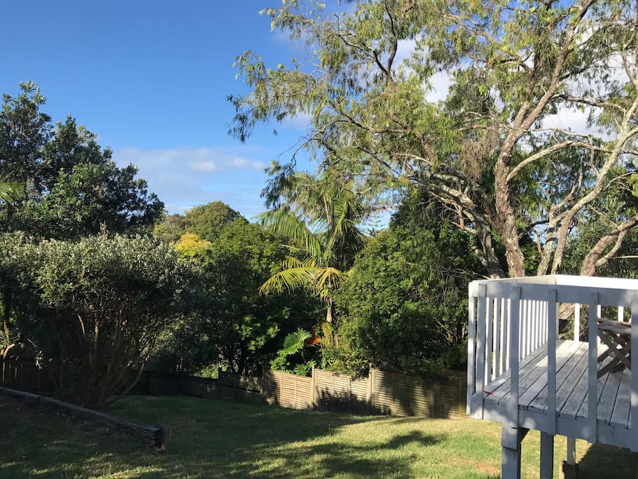 We love our beautiful green outlook - perfect for spotting native New Zealand birds