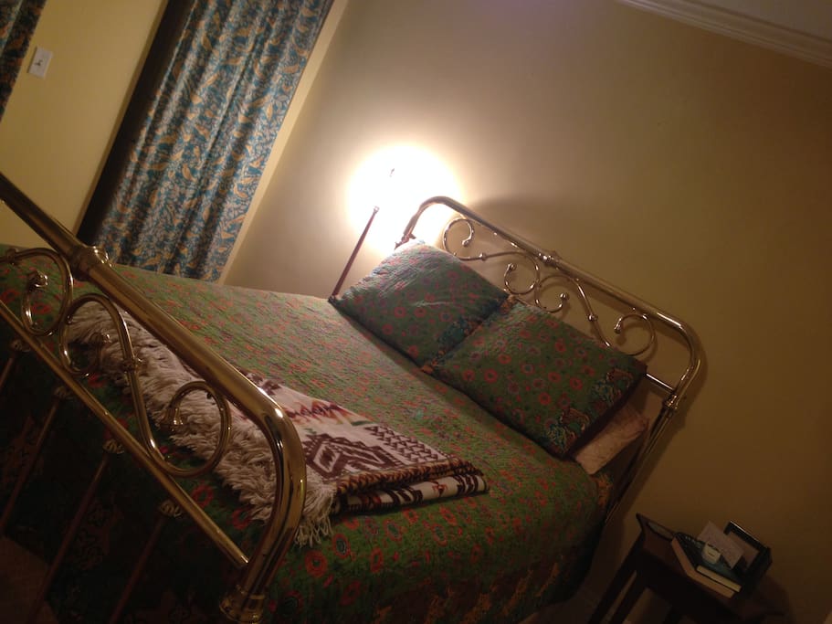 Queen Size Bedroom with stackable w/d in closet.