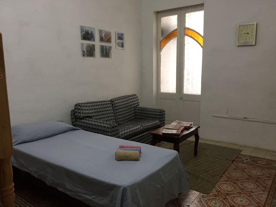Additional work space in a separate room attached to the bedroom. Great for those working or studying in Malta.